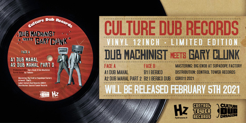 pochette-cover-artiste-Dub Machinist meets Gary Clunk-album-Dub Machinist meets Gary Clunk |  Iberiko - Culture Dub 