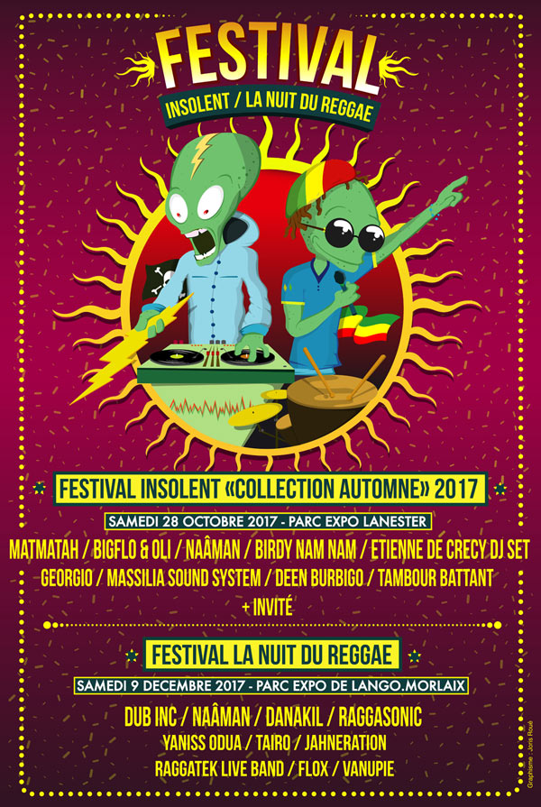 flyer-concert-Danakil-concert-REGGAE FESTIVAL LA NUIT DU REGGAE #3