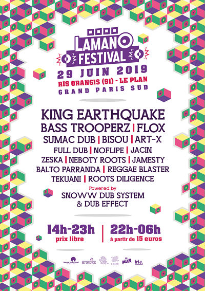 flyer-concert-King Earthquake-concert-Lamano Festival | Ris-Orangis ( 91 )