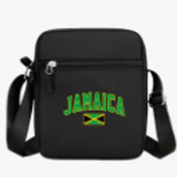 Sac Bandouliere Noir Drapeau Jamaica