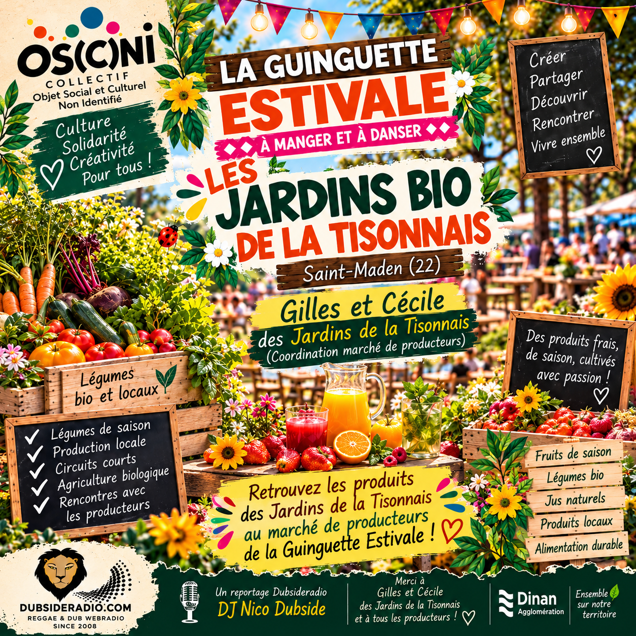 Reportage Interview Gilles Des Jardins De La Tisonnais 22 Saint Maden Guinguette Estivale 