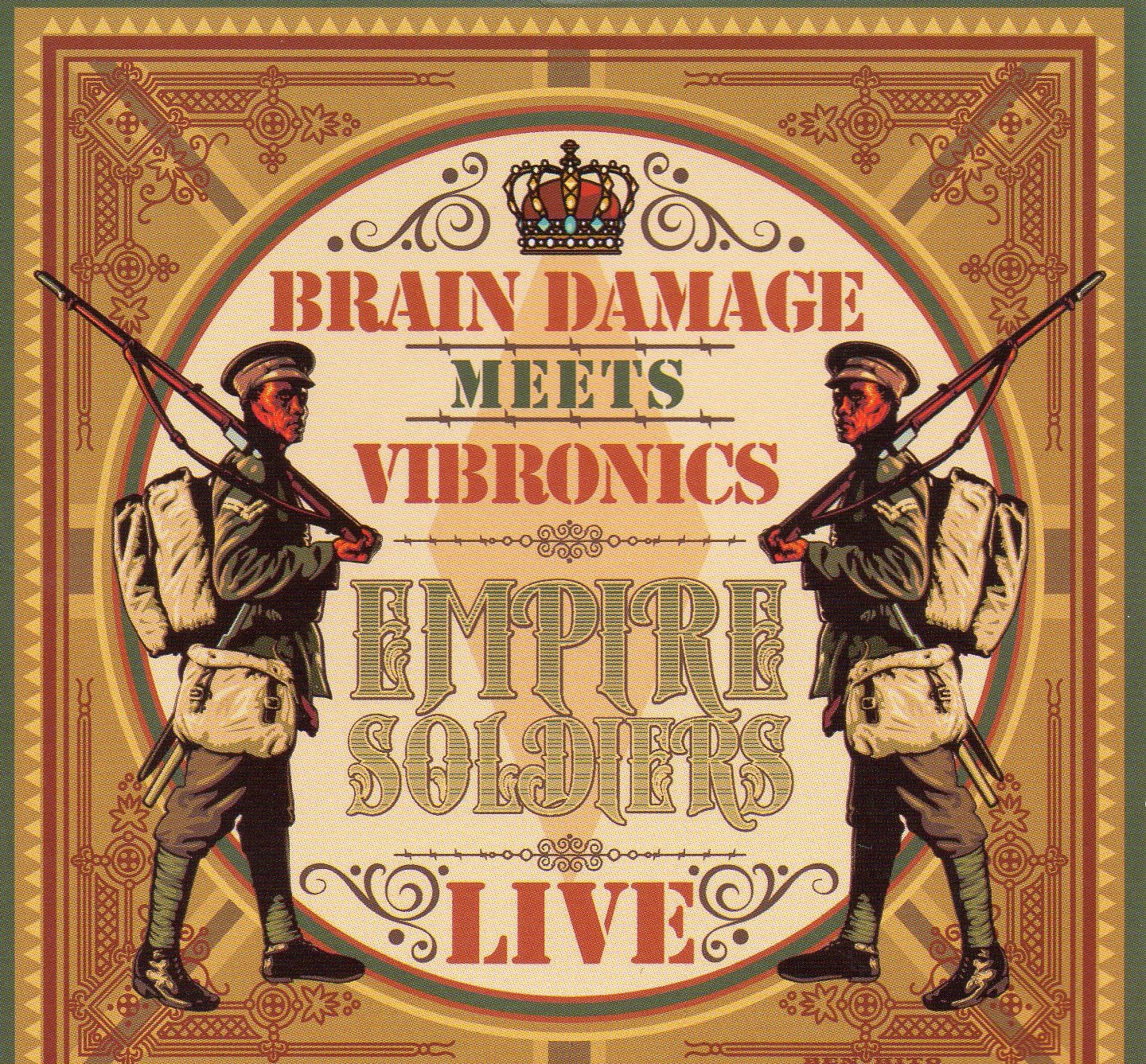 pochette-cover-artiste-Brain Damage Meets Vibronics-album- Warrior Brass