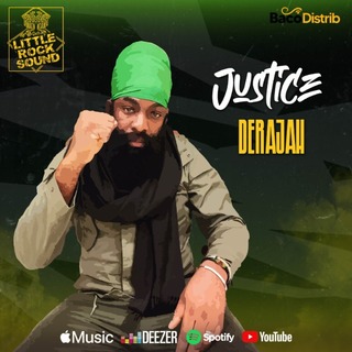 pochette cover artiste Derajah & Littlerock Sound Single-Justice
